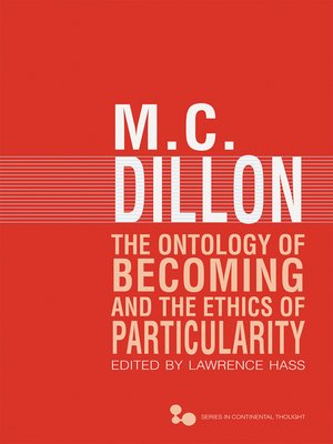 cover image of The Ontology of Becoming and the Ethics of Particularity